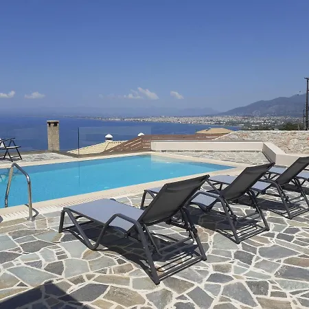 Villa Dafni - Infinite Sea Vistas With Private Pool Kalamata Exterior foto