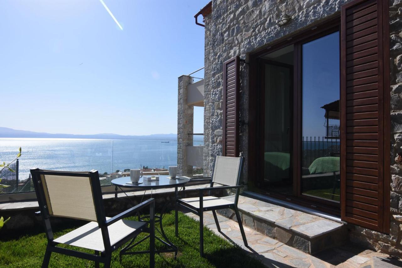 Dafni - Infinite Sea Vistas With Private Pool Vila Kalamata